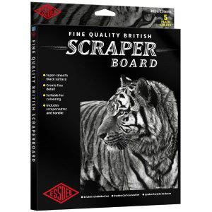 Black Scraperboard 305 x 229mm - 5 sheets