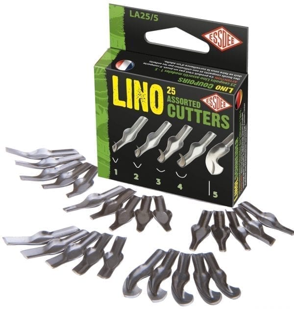 25 Lino Cutters Assorted (styles 1 - 5)