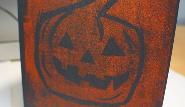 Make a Pumpkin Lino Print – A step by step guide