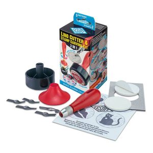 Essdee Stamp Carving Kits - 5 Cutters & 2 Stamps