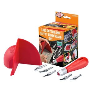 Lino Cutter And Safety Hand Guard Set L5SSG