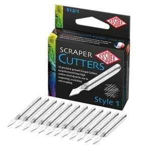 Essdee Scraper Tools Style 1 Box of 12