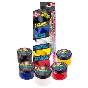 Essdee Fabric Block Printing Ink 5 pack (Primary Colours)