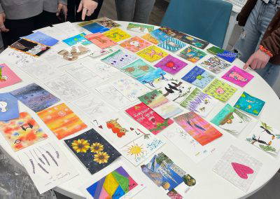 Selection of artwork made by people who are supported by Junction Arts