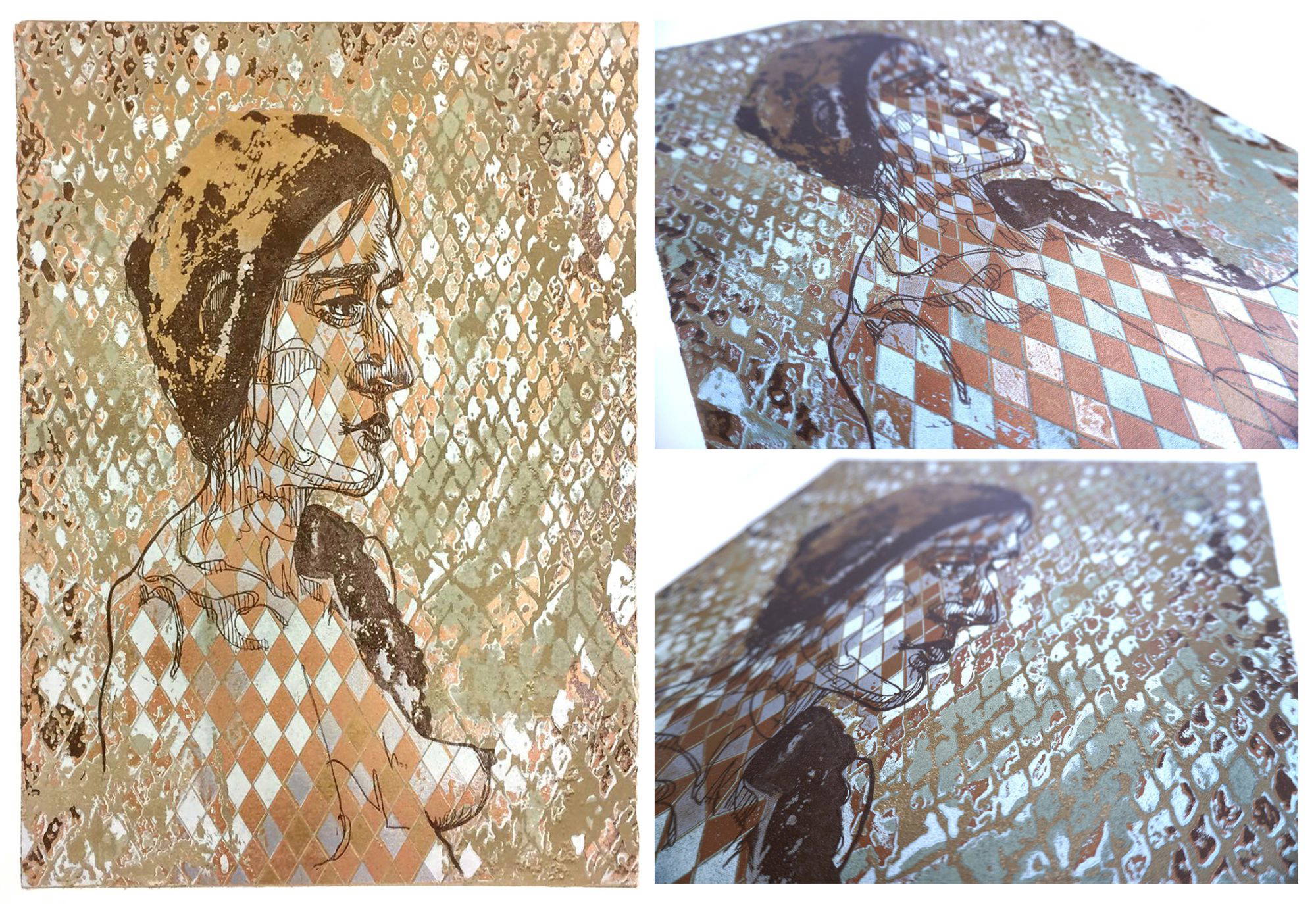 Prints by Scarlett Rebecca titled Once We Were Fish