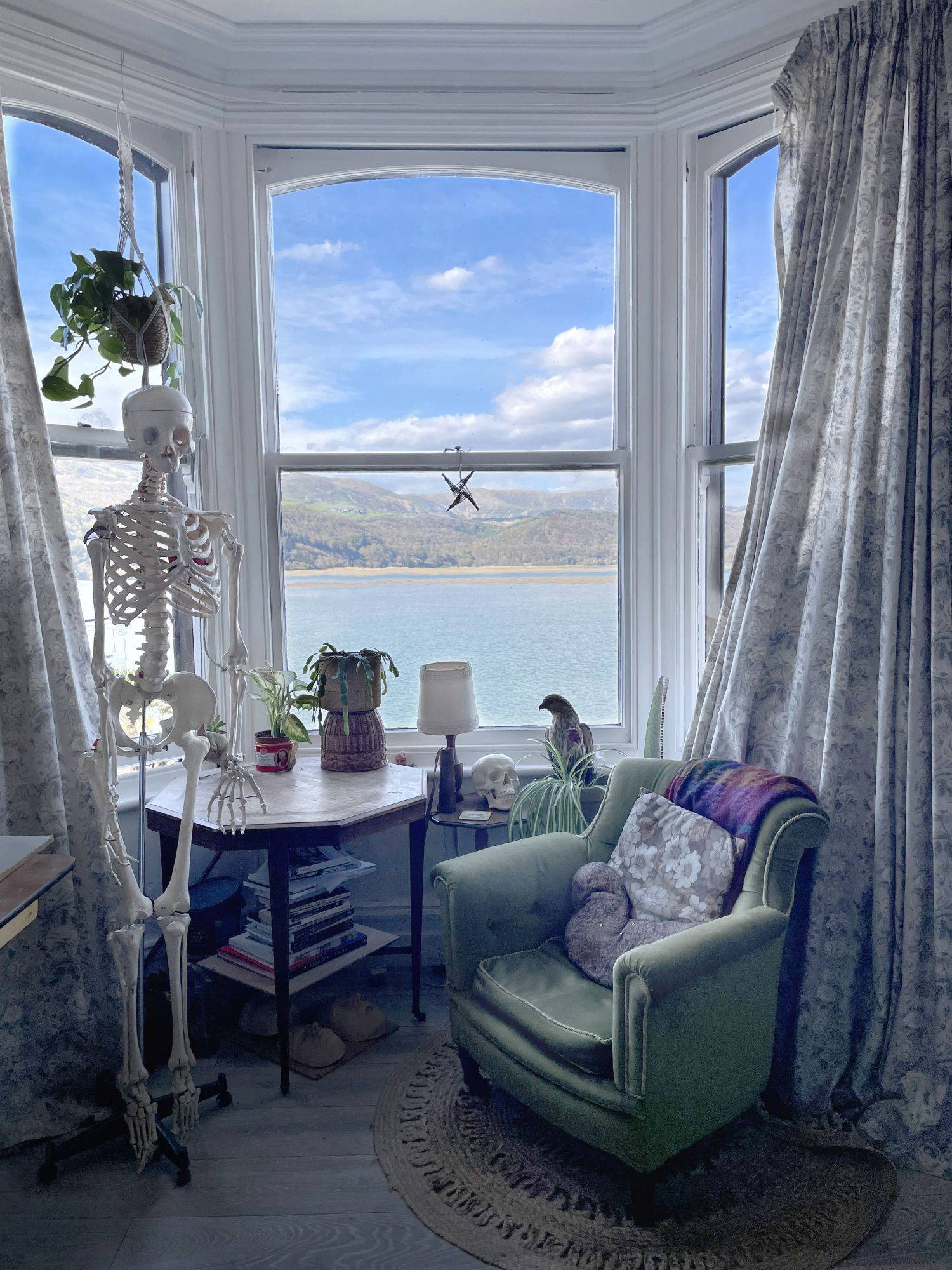 Series of 3 prints by printmaker Scarlett Rebecca titled Past Present Future