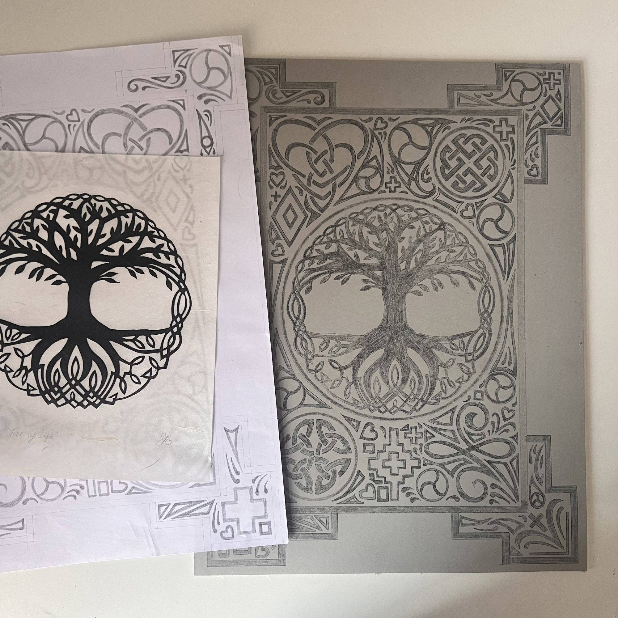 Kresby, ktoré stoja za linolinotlačami Sarah Ransomeovej