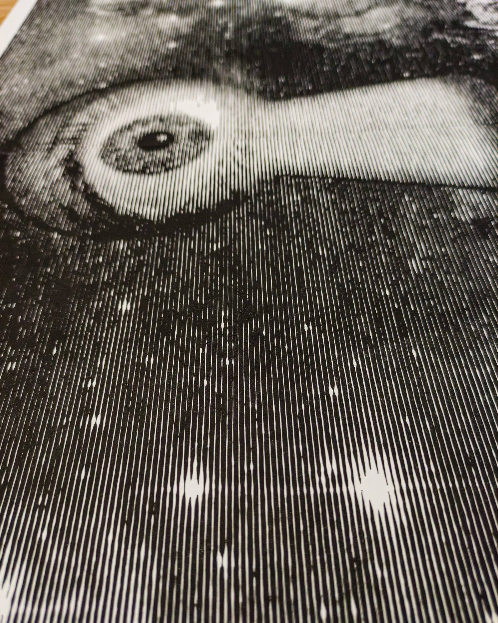 Une linogravure d'Arturas