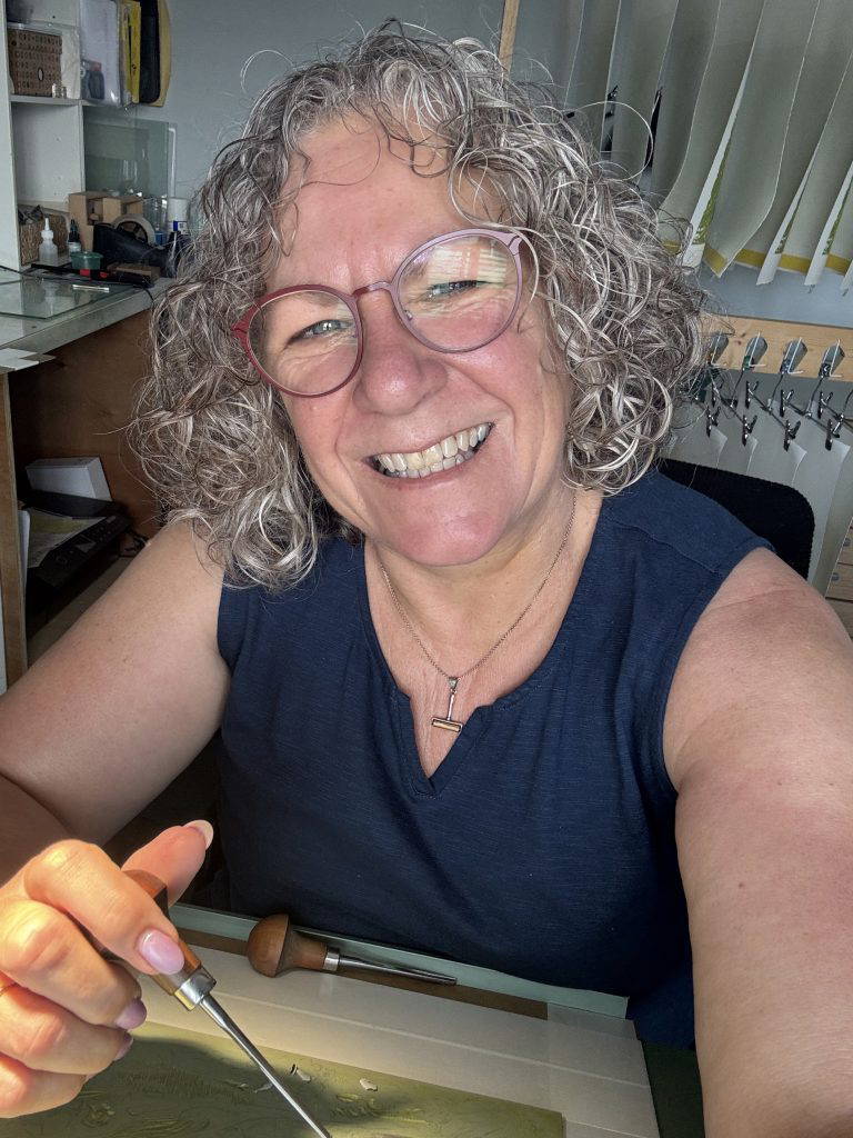 Joannne Spencer Artystka linorytu